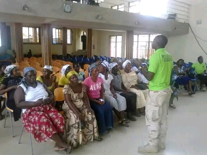 Community outreach at Gbegbeyise, Dansoman